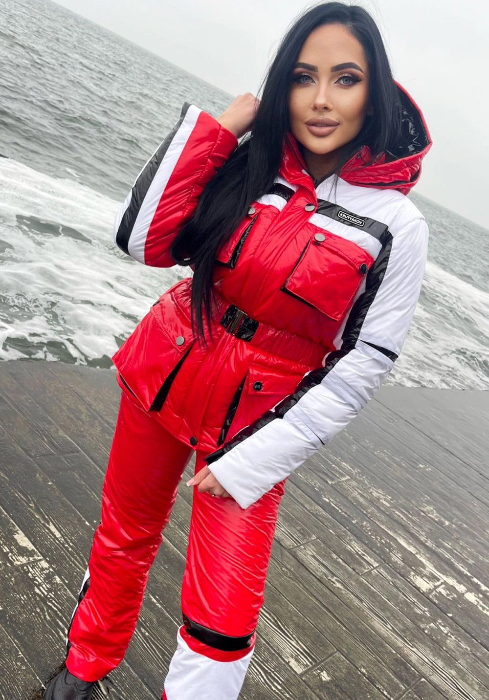 Women’s Ski Suit – Two Piece Snow Suit FREYA RED