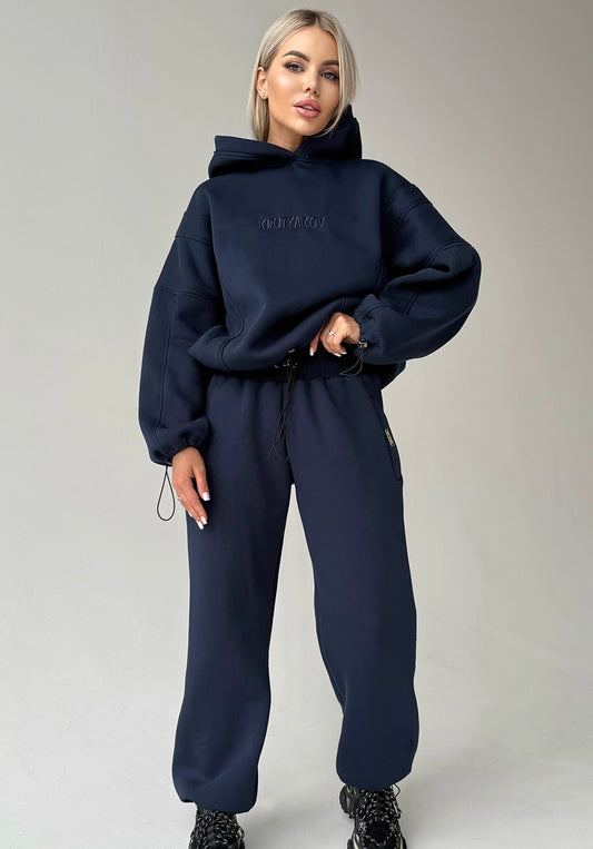 Women’s Cozy Tracksuit – Erika Navy
