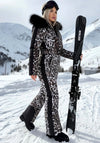 Women’s Ski Suit – One Piece Snow Suit LEO STRIPE