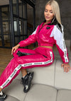 Women’s Shiny PVC Tracksuit – MNKLLY Pink
