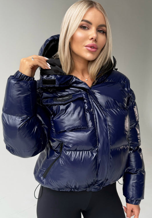 Women’s Winter Puffer Jacket – Alpha Blue