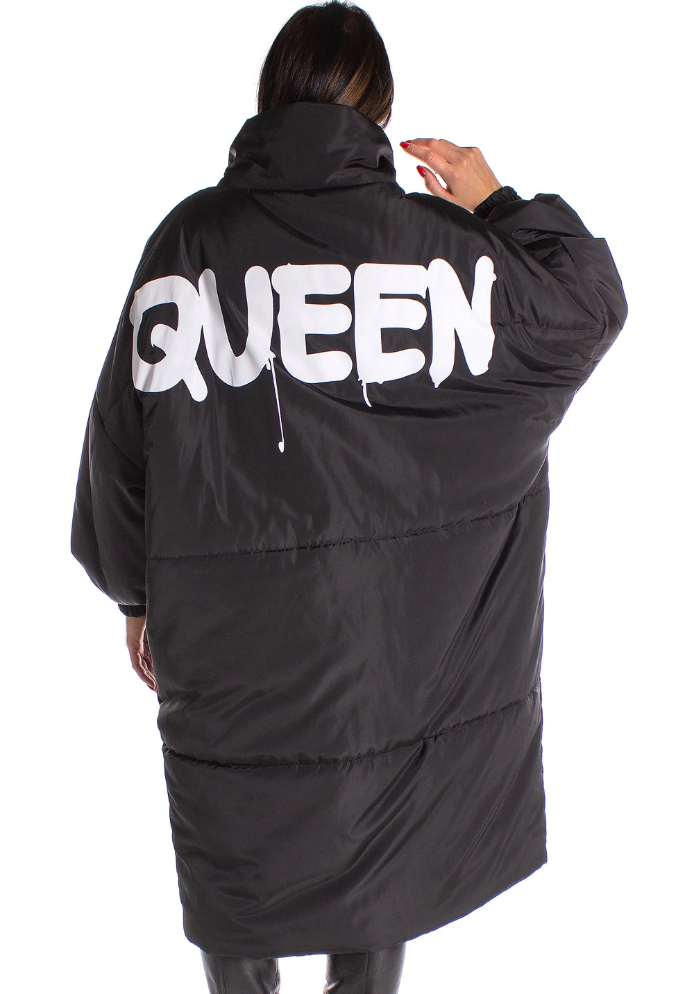 WINTER JACKET OVERSIZED BLACK QUEEN