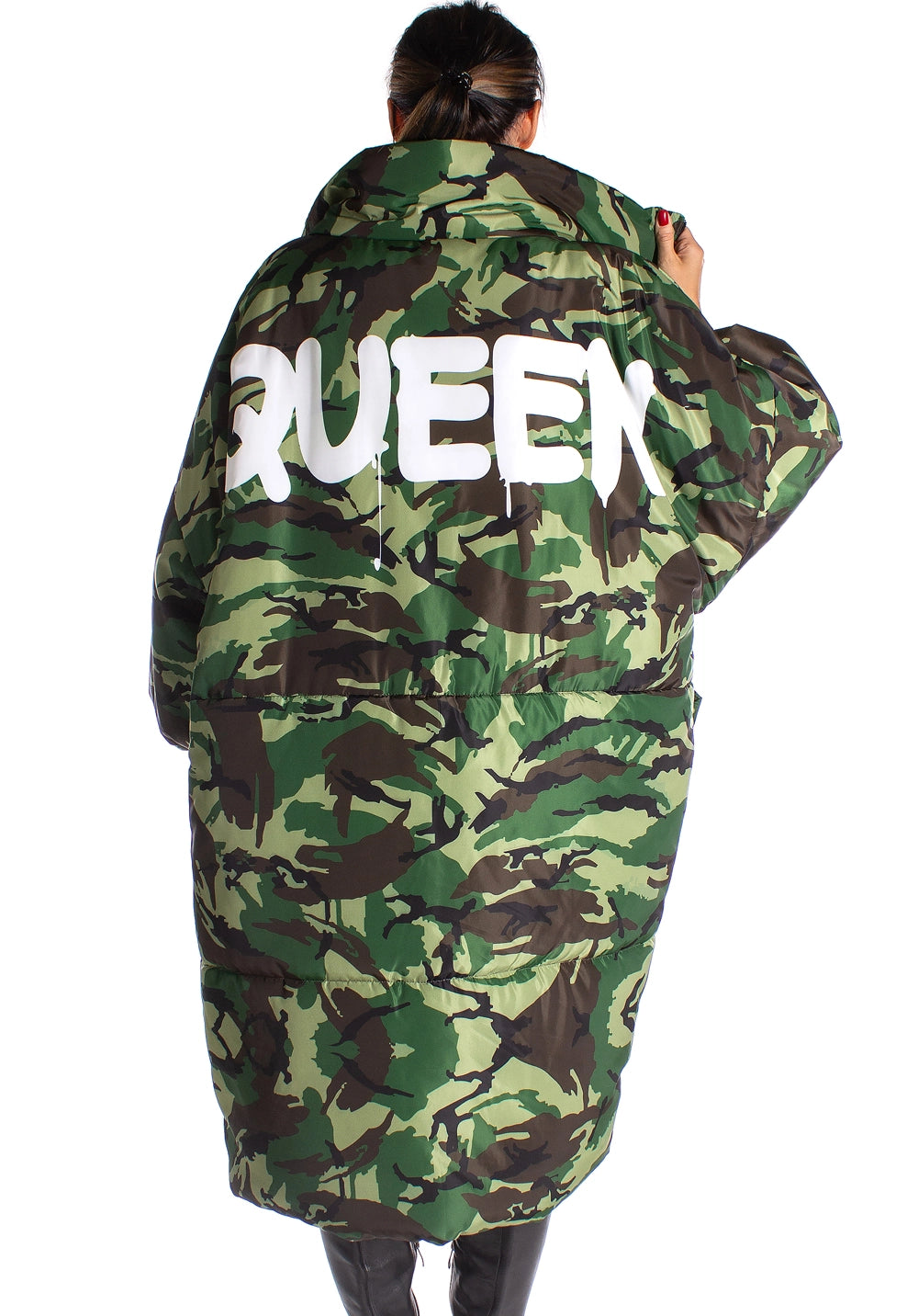 WINTER JACKET OVERSIZED CAMO QUEEN