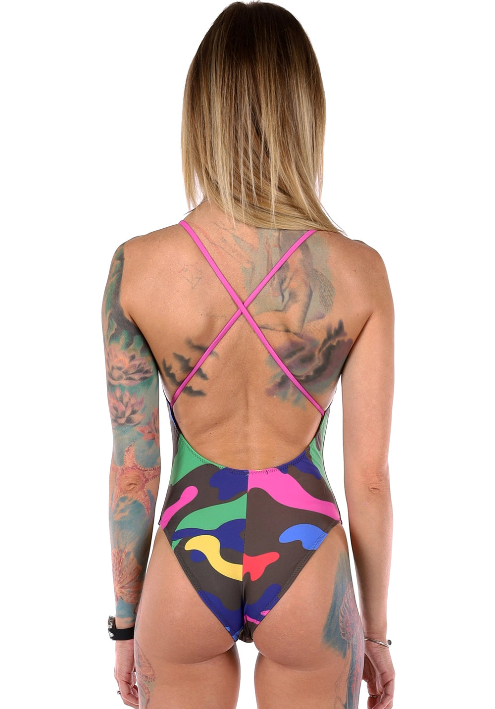 SWIMSUIT CAMO BRIGHT