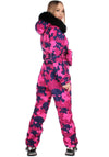 SKI OVERAL FUCHSIA SKULLS