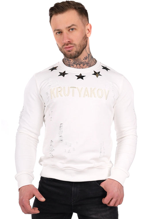 SWEATSHIRT FIVE METAL STARS