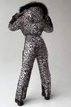 Women’s Ski Suit – One Piece Snow Suit LEO STRIPE