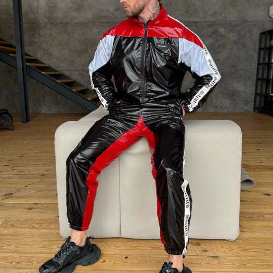 Men’s premium two piece tracksuit for travel and city style