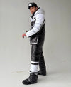 Men’s premium black snowsuit for mountain resorts and winter travel