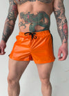 Men’s Shiny Shorts – HOAH GLOSS ORANGE