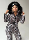 Women’s Ski Suit – One Piece Snow Suit LEO STRIPE