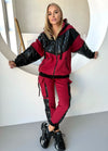 Women’s Warm Tracksuit – Salma Burgundy