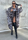 Women’s Leopard Print Oversized Puffer Jacket – LEO QUEEN