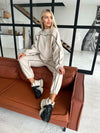Women’s Warm Knit Tracksuit – Alexia Beige