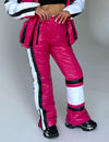 Women’s Two Piece Ski Suit FREYA – Fuchsia Glossy Snow Suit