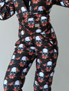 Women’s Skull Butterfly Ski Suit – Luxury Après Ski One-Piece