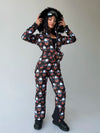 Women’s Skull Butterfly Ski Suit – Luxury Après Ski One-Piece