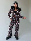 Women’s Skull Butterfly Ski Suit – Luxury Après Ski One-Piece