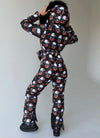Women’s Skull Butterfly Ski Suit – Luxury Après Ski One-Piece