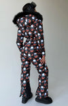 Women’s Skull Butterfly Ski Suit – Luxury Après Ski One-Piece