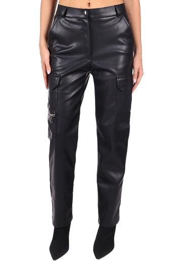 TROUSERS ECO-LEATHER KIM