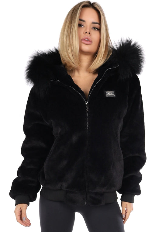 WINTER ECO-FUR JACKET LEA