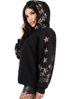 HOODIE LEATHER STARS