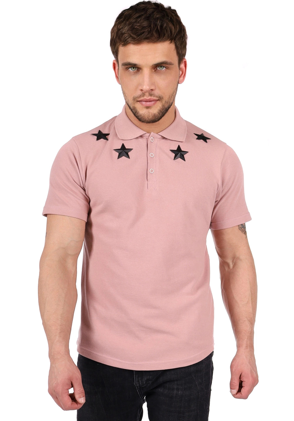 POLO SHIRT METAL STARS