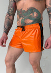 Men’s Shiny Shorts – HOAH GLOSS ORANGE