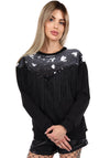 SWEATSHIRT PASSION (BLACK PAILETTE)