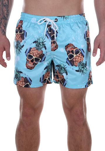 SWIMSHORTS PINEAPPLE SKULLS