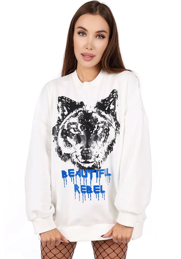 SWEATSHIRT REBEL WOLF