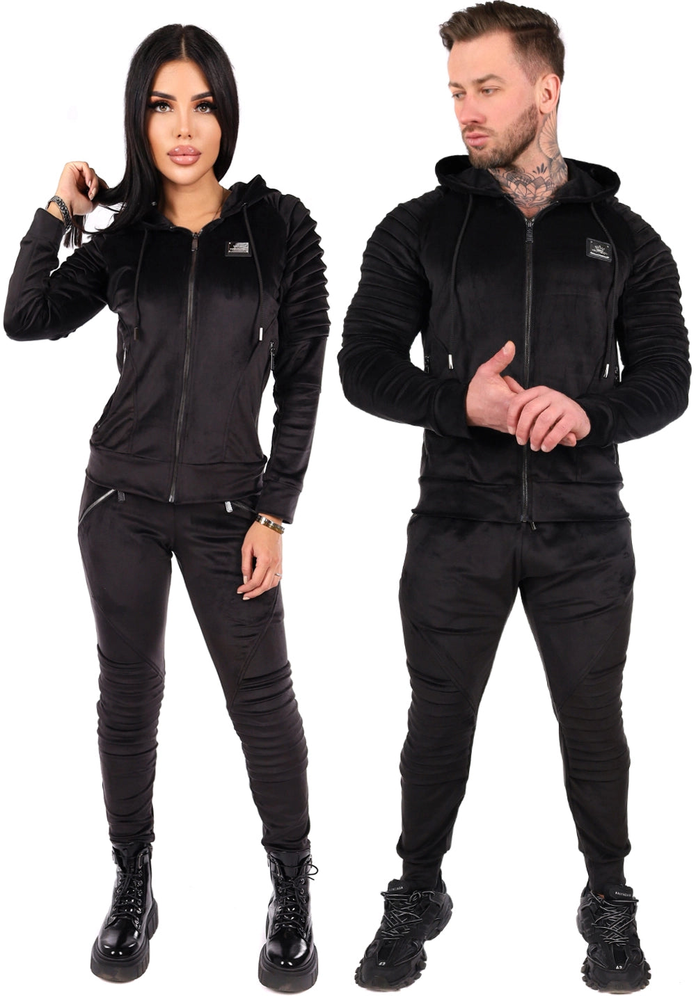 TRACKSUITS FOR COUPLES RELIEF VELUR