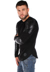 SWEATSHIRT RELIEF 2 LEATHER