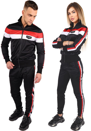 TRACKSUITS FOR COUPLES SPORT BLACK