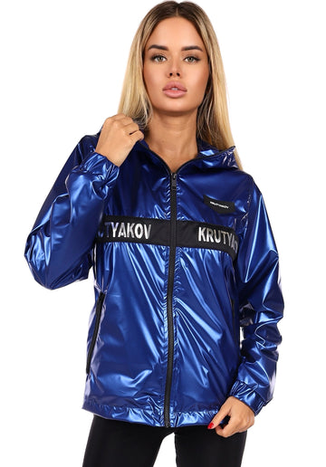 WINDBREAKER STRIPE CLASSIC (BLUE METALLIC)