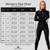 KRUTYAKOV women’s size chart in centimeters and inches showing bust, waist and hips measurements for XS–XXXL sizes.
