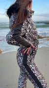 Women’s Ski Suit – One Piece Snow Suit LEO STRIPE