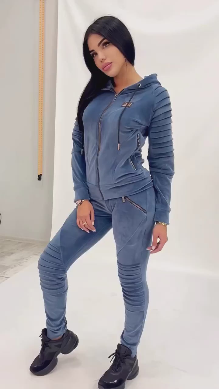 TRACKSUIT RELIEF VELUR