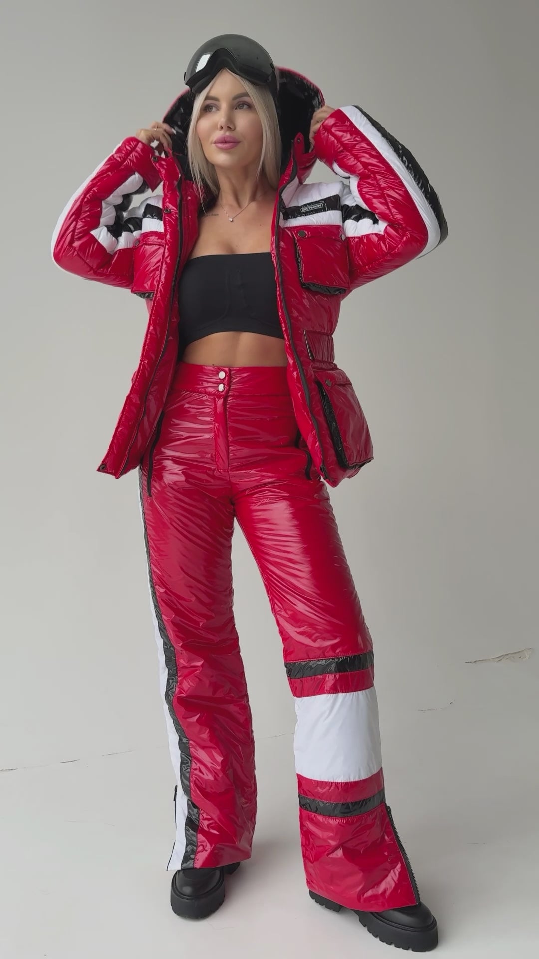 Women’s Ski Suit – Two Piece Snow Suit FREYA RED