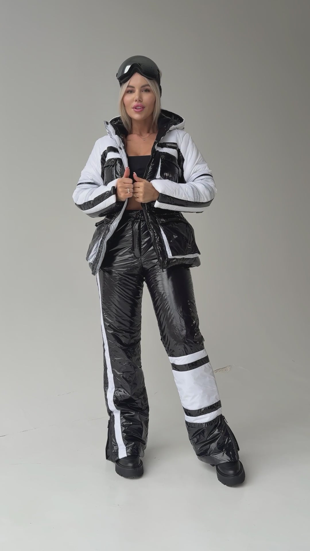 Women’s Ski Suit – Two Piece Snow Suit FREYA BLACK