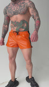 Men’s Shiny Shorts – HOAH GLOSS ORANGE