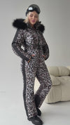 Women’s Ski Suit – One Piece Snow Suit LEO STRIPE