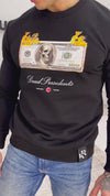 SWEATSHIRT BURNING DOLLAR